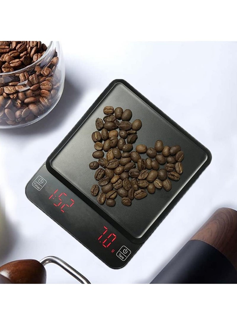 Digital Scale LED Display/Timer/ 3KG-0.1g (Batteries Included)