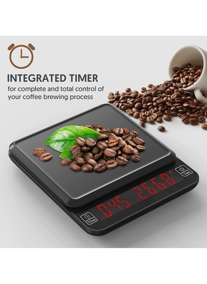 Digital Scale LED Display/Timer/ 3KG-0.1g (Batteries Included)