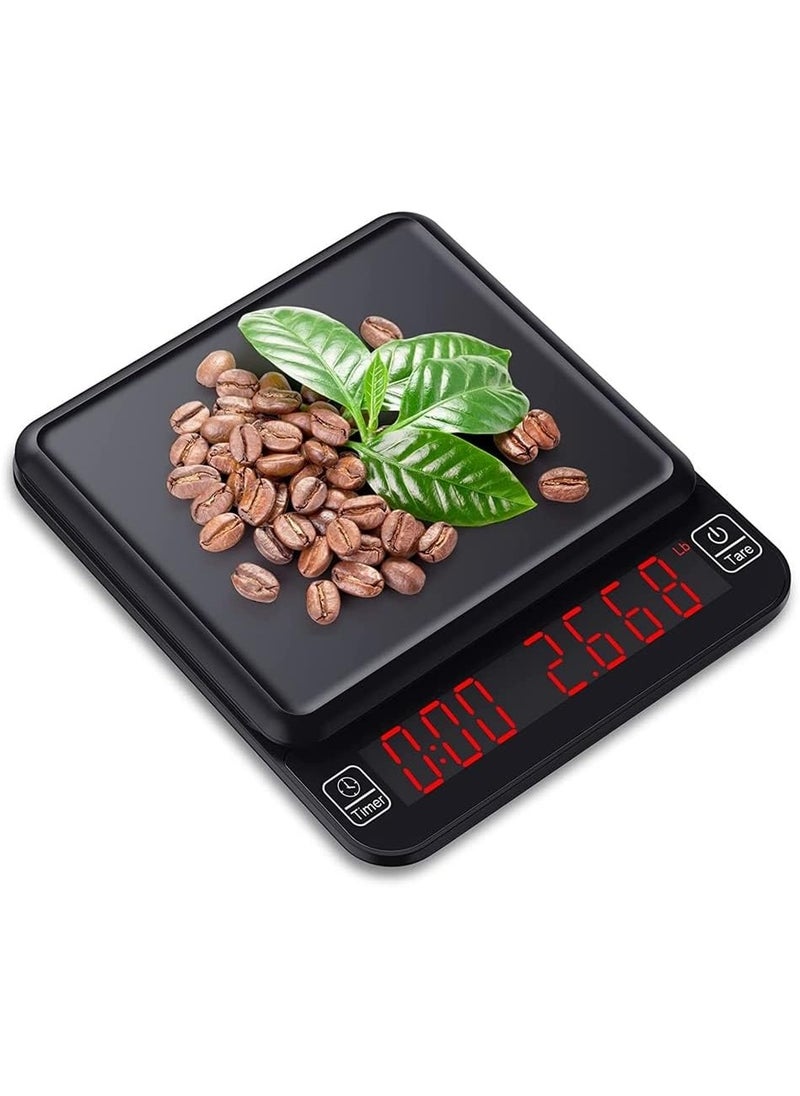 Digital Scale LED Display/Timer/ 3KG-0.1g (Batteries Included)