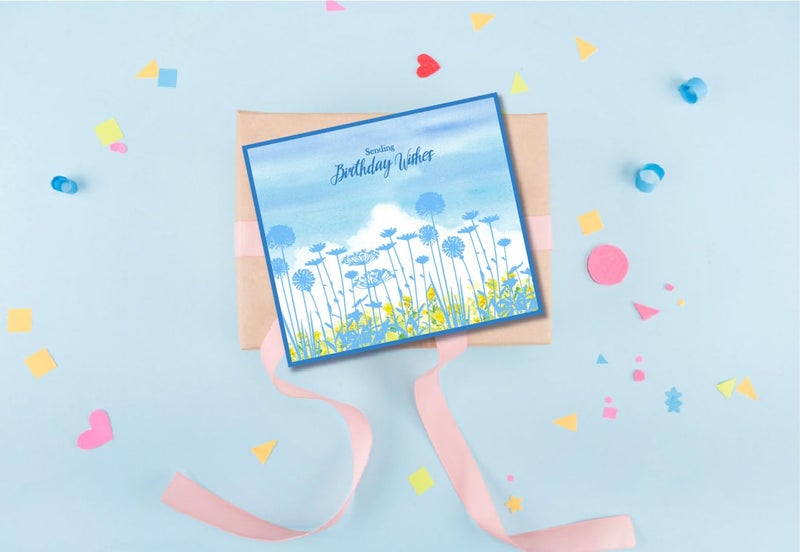 Arbuya Birthday Sentiment Clear Stamps for Card Making and Journaling,Sentiment Silicone Stamps Happy Birthday Sayings Rubber Stamps for Gift Tags Paper Crafting Scrapbooking Decor - Image 3