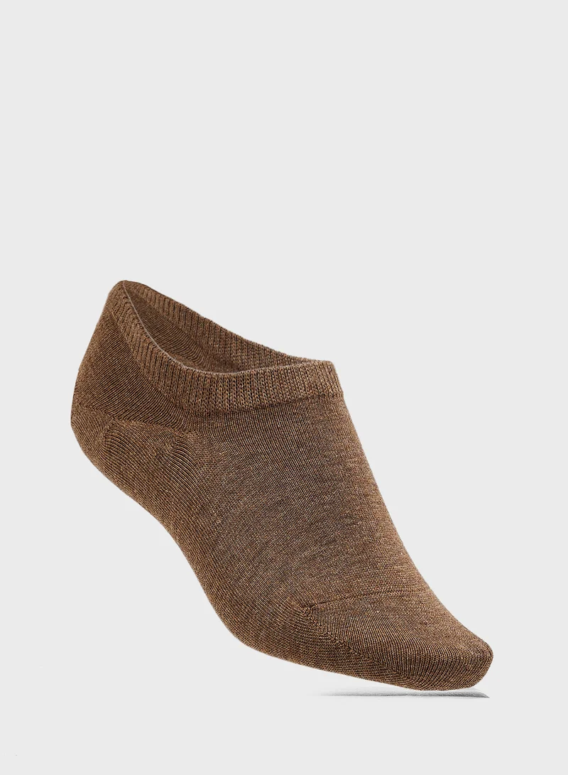 Ginger 3PK Cotton No Show Training Socks