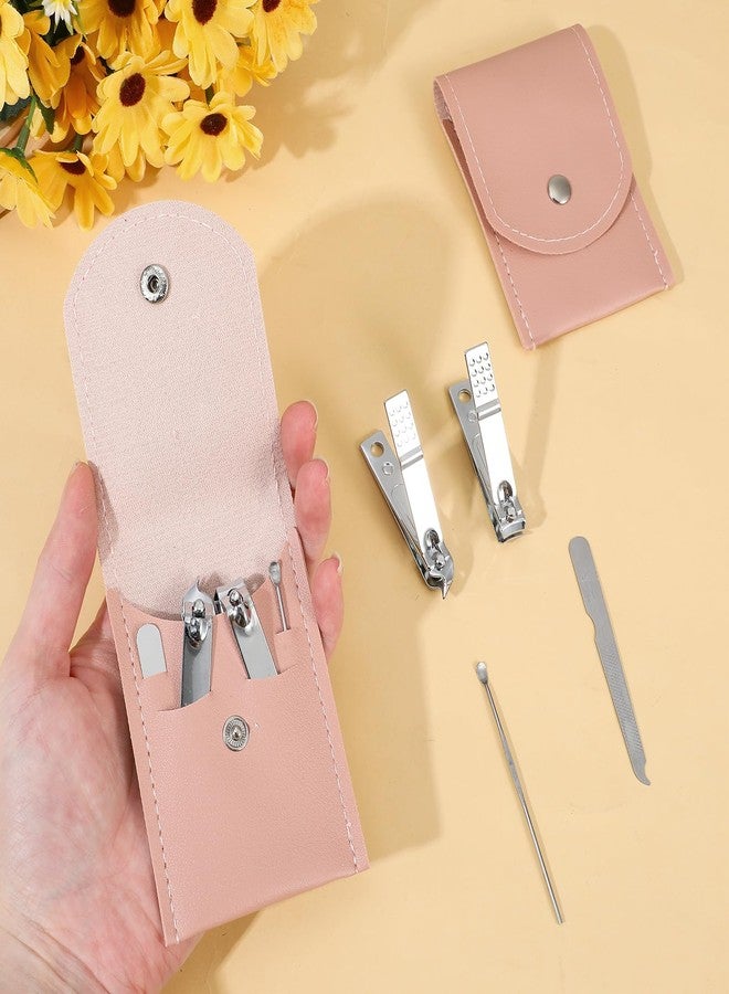 PercyEffie 20pcs Nail Clipper Set Manicure Set Bulk 4in1 Mini Manicure Kits Bulk For Gift Sets Manicures Kit For Women Beauty Pedicure Kit small bulks gifts for women Wrapped Nail Clippers for Home - Image 3
