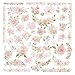 CATaireen Vintage Vellum Stickers Floral Plants Elements Scrapbooking Supplies Flowers Botanic Natural Translucent Paper SelfAdhesive JunkJournal Items Rose - Image 2