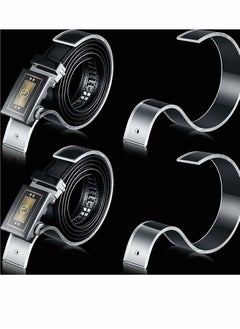 Y&D Belt Display Stands Set, 4 Pcs Clear Acrylic Organizer Case  - Image 1