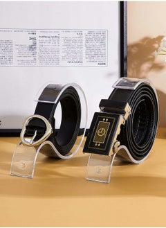 Y&D Belt Display Stands Set, 4 Pcs Clear Acrylic Organizer Case  - Image 3