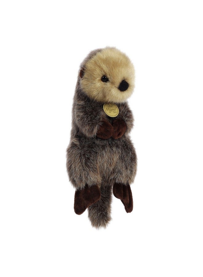 Aurora® Adorable Miyoni® Tots Baby Sea Otter Stuffed Animal - Lifelike Detail - Cherished Companionship - Brown 9.5 Inches - Image 2