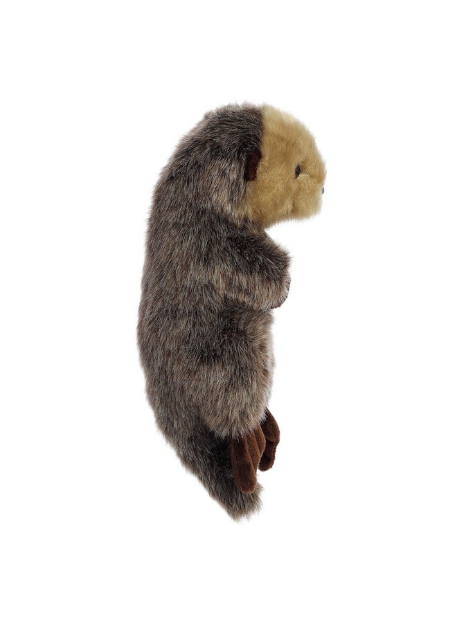 Aurora® Adorable Miyoni® Tots Baby Sea Otter Stuffed Animal - Lifelike Detail - Cherished Companionship - Brown 9.5 Inches - Image 3