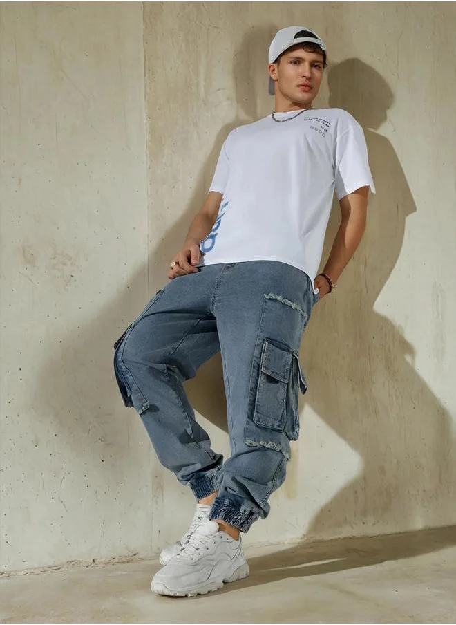 هوبرهولمي Mid Blue Jeans For Men