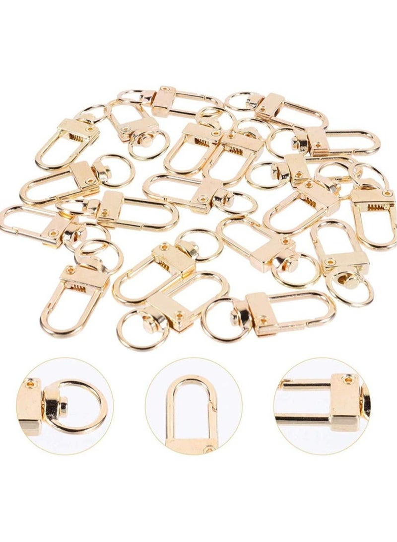 SYOSI 20 Pcs Lobster Claw Clasps Jewelry Making Closures Fastener Hooks for DIY Crafts Bracelet Necklace Keychain Making  - Image 1