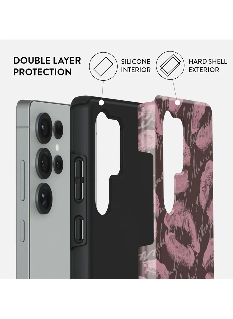 BURGA Samsung Galaxy S25 Ultra Mobile Phone Case Hybrid 2 Layer Hard Shell Silicone Protective Case, Scratch Resistant Shockproof Cover,Melodrama