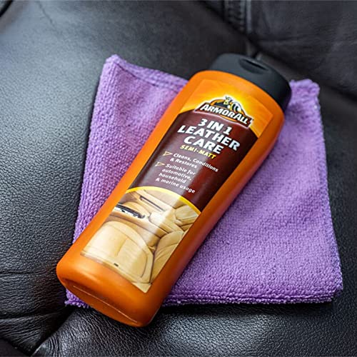 Armor All 3 in 1 Leather Care : Cleans, Conditions and restores Leather : Pack of 1 - Image 4