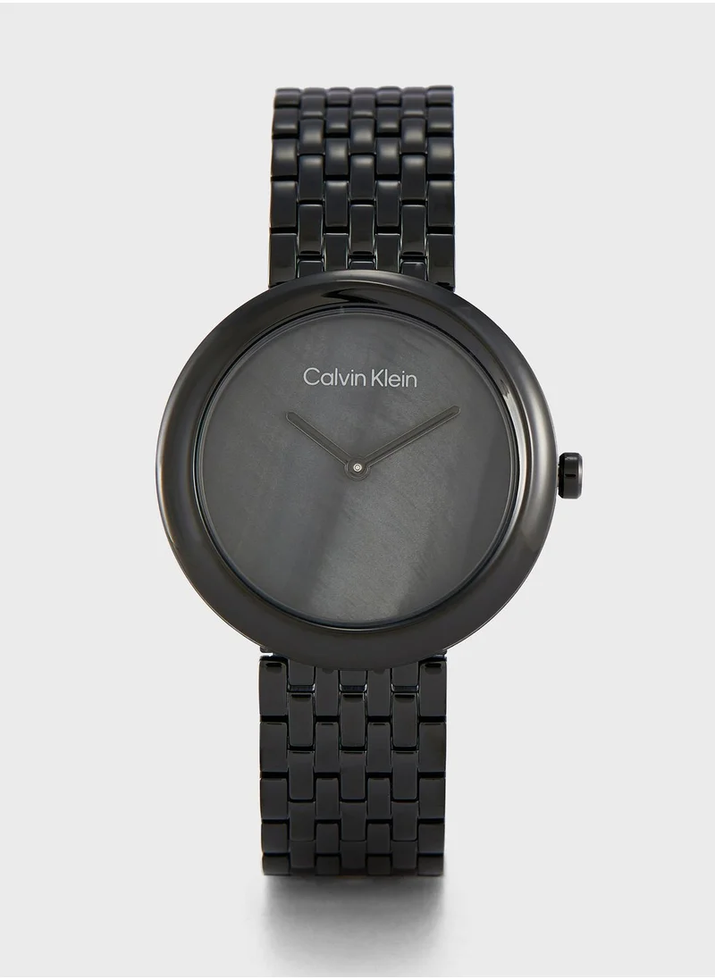 CALVIN KLEIN Twisted Bezel Analog Watch