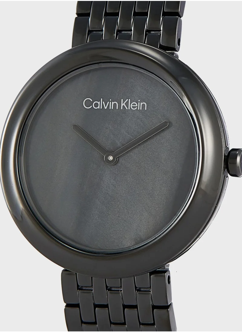 CALVIN KLEIN Twisted Bezel Analog Watch