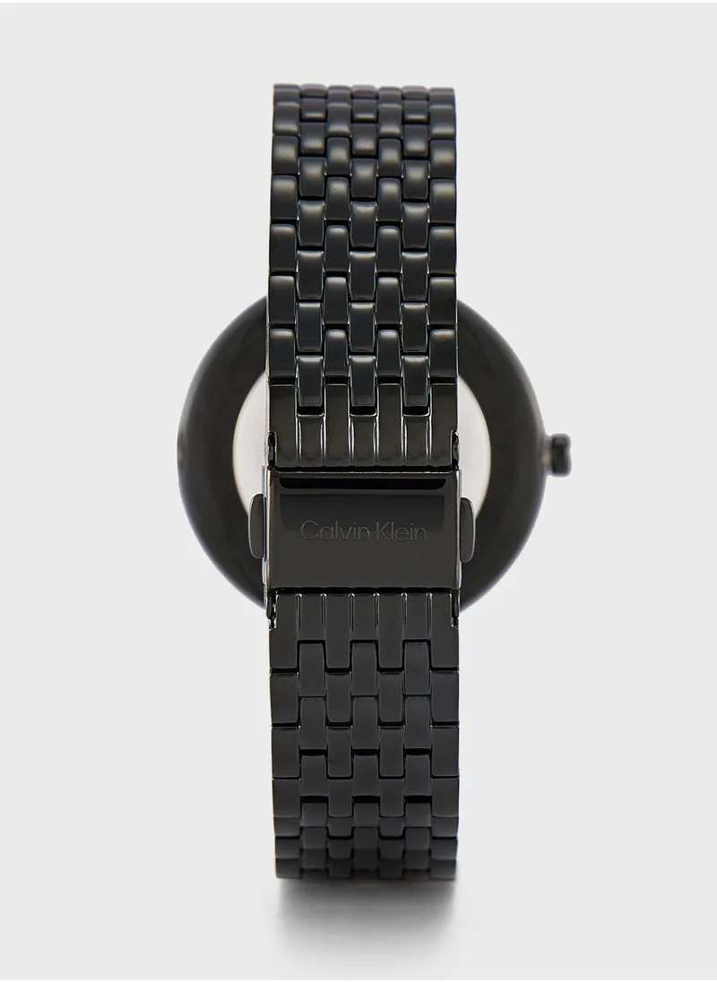CALVIN KLEIN Twisted Bezel Analog Watch