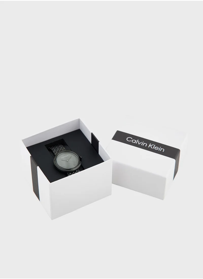 CALVIN KLEIN Twisted Bezel Analog Watch