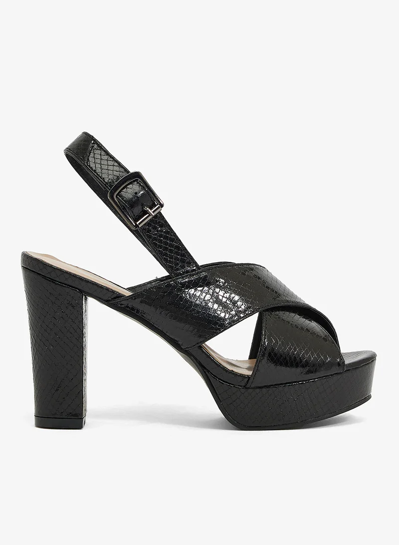Platform Heeled Sandal