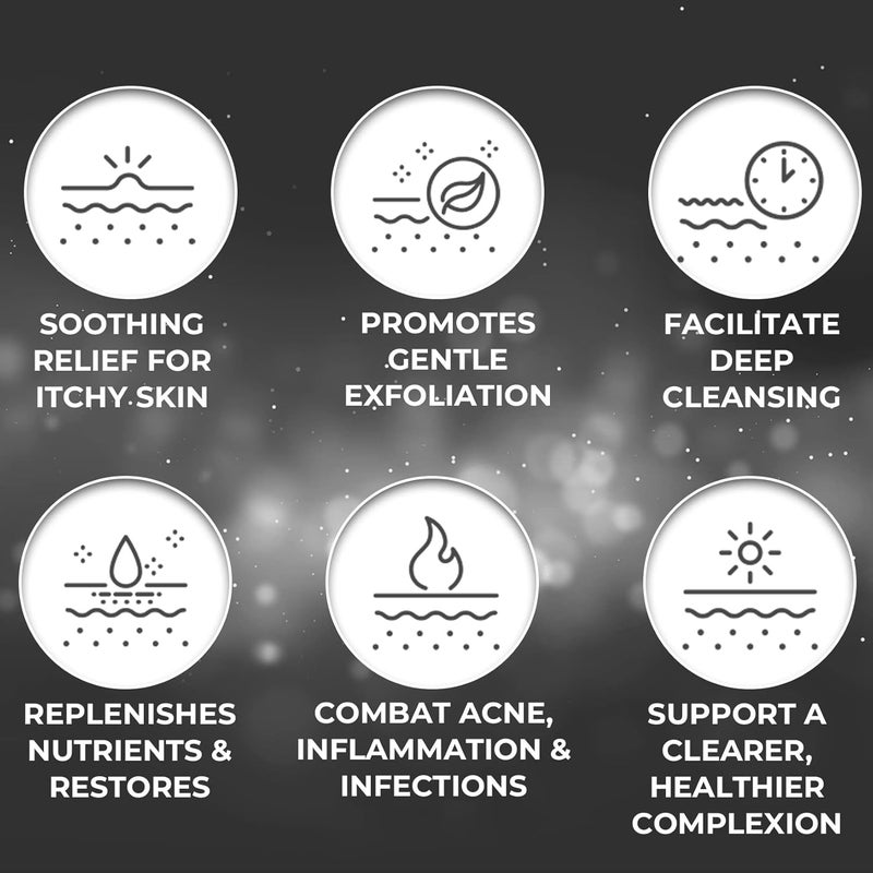 Natrulo All Natural Pine Tar Soap Bar 4oz Cleansing Anti Acne Eczema Psoriasis Itch Relief Pine Tar Face Body Wash Cleanser Pure Goats Milk Soap with Oatmeal Charcoal Essential Oils Made in USA - Image 2