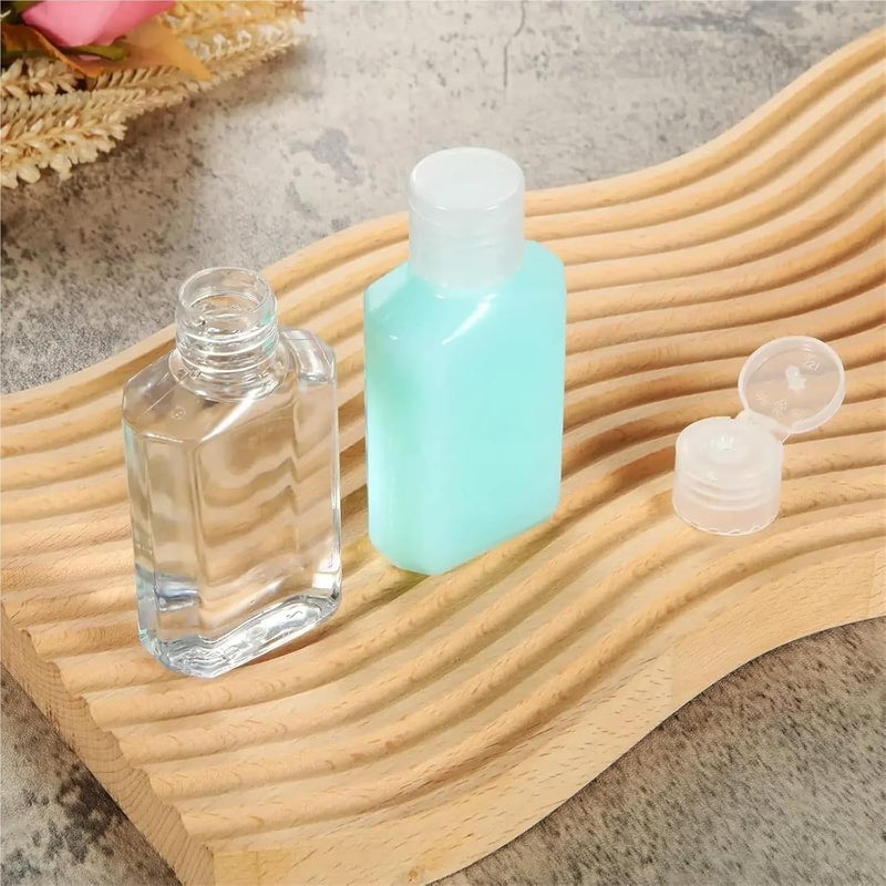 Empty Hand Sanitizer Bottles 60Pcs 60ml Plastic Travel Bottles - Refillable, Leak-Proof Flip Cap (Sanitizer/Soap) - Image 3