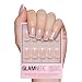 Glamnetic Press On Nails La Perle SemiTransparent Squoval French Tip Fake Nails Salon Quality 15 Sizes 30 Nail Kit with Glue - Image 2