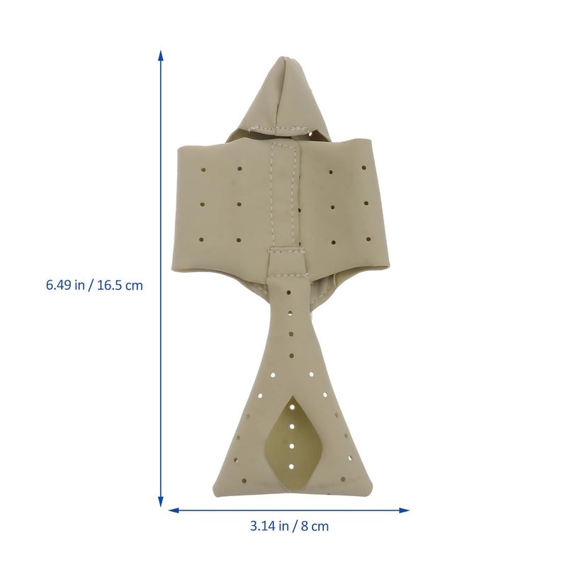 Valgus Strap Leather Bunion Splint Apricot Yellow M (35-39) for Women Men Thumb Straighteners Appliance Support - Image 2