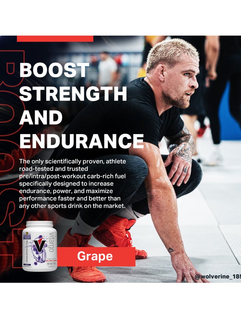 Vitargo  50 Servings-Grape 4lb 5.0oz (1957g) - Image 3