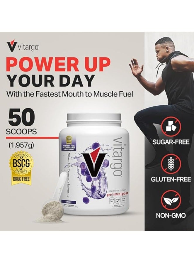 Vitargo  50 Servings-Grape 4lb 5.0oz (1957g) - Image 2