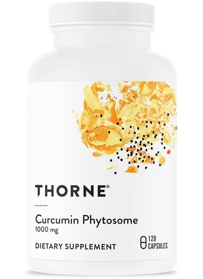 Thorne - Curcumin Phytosome 1000 Mg (Meriva) Clinically Studied, High Absorption Supports Healthy Inflammatory Response In Joints, Muscles, Gi Tract, Liver, And Brain 120 Capsules 60 Servings - Image 1
