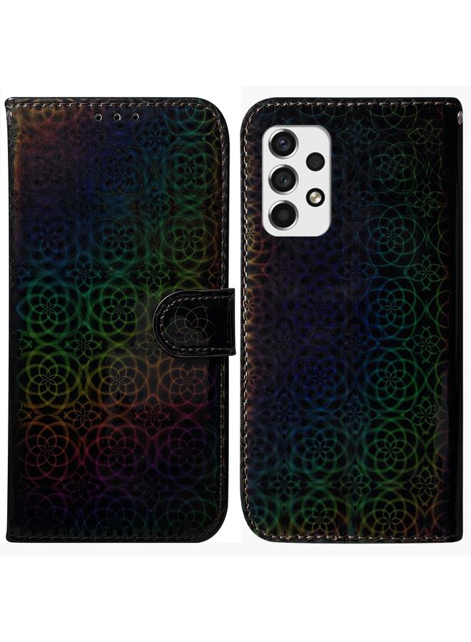 اس-توب جراب لهاتف Samsung Galaxy A73 5G جراب هاتف جلدي ملون بإبزيم مغناطيسي - Image 1