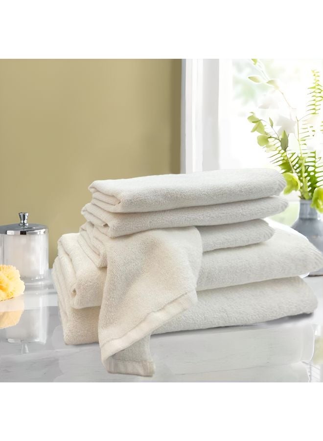 BYFT Iris (White) Premium Plain Bath Sheet(90x180,Set of 1) 100% Cotton, Highly Absorbent and Ultrasoft Quick Dry Bath Linen-550 GSM  - Image 1