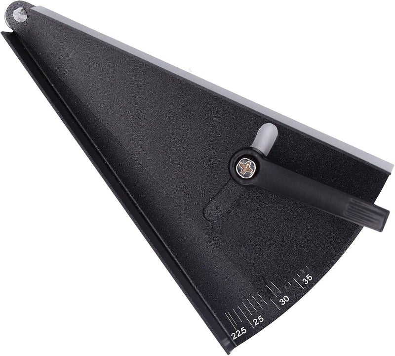 Durable Black Paint Finish Variable Angle Clamp Accurate Reading for Woodworking Tools Iron Black (Protractor 45°) - Image 5