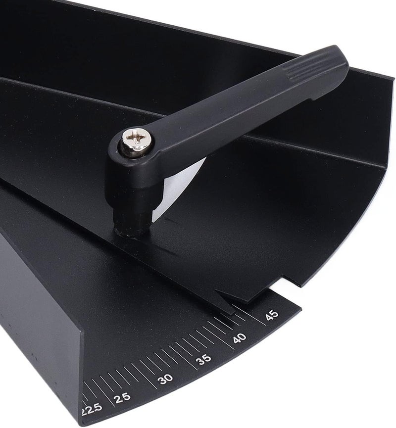 Durable Black Paint Finish Variable Angle Clamp Accurate Reading for Woodworking Tools Iron Black (Protractor 45°) - Image 4