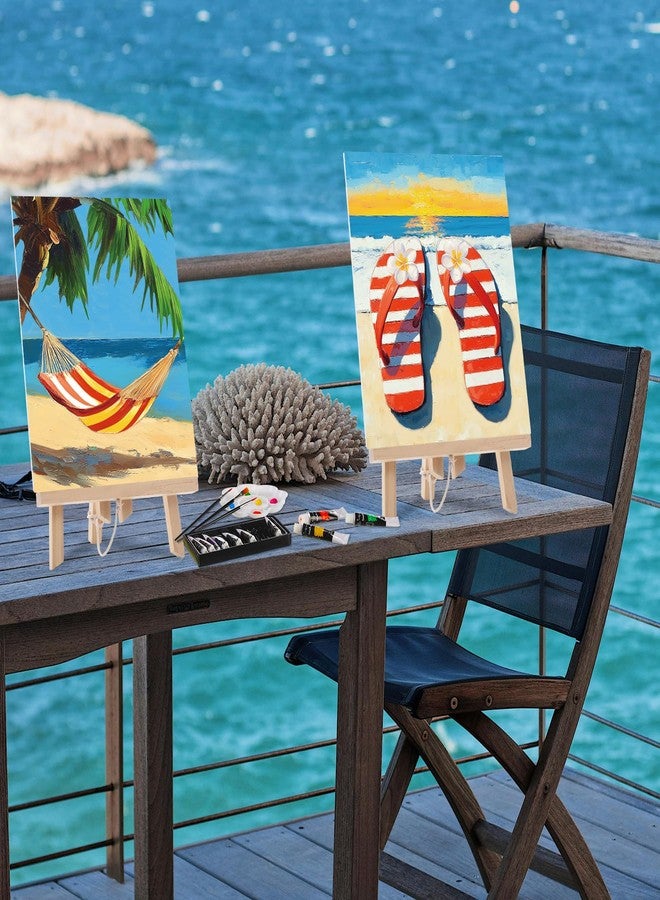 Cholemy 36 Pcs Paint and Sip Kit for Adults 8''x10'' Pre Drawn Canvas for Painting DIY Afro Acrylic Painting Kit Wood Easel Brushes Date Night Bulk for Father's Day Party Gifts(Hawaii) - Image 5