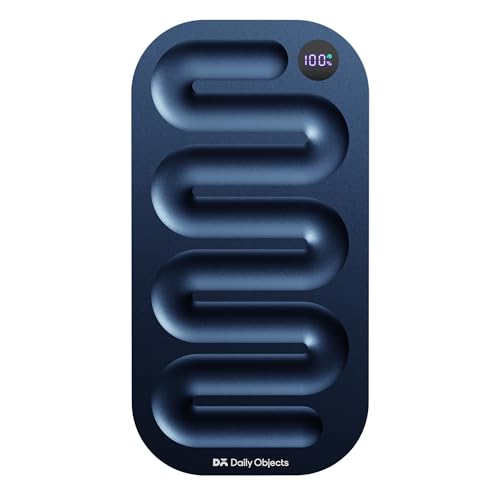 DailyObjects Loop Qi2 Certified 10000 Mah Mag-Safe Compatible Aluminium Wireless Power Bank|Fast Charging| Compatible with Samsung/OnePlus/iPhone 12/13/14/15/16/Pro Max | Pocket Size - Blue - Image 5