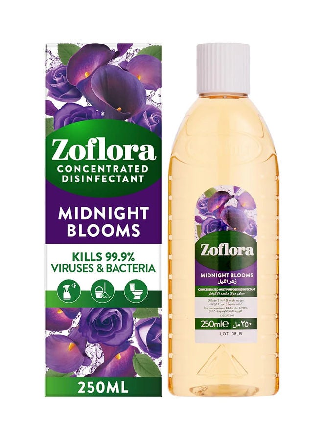 Zoflora Multi-Purpose Disinfectant Cleaner Concentrated Liquid - Midnight Blooms 250ml