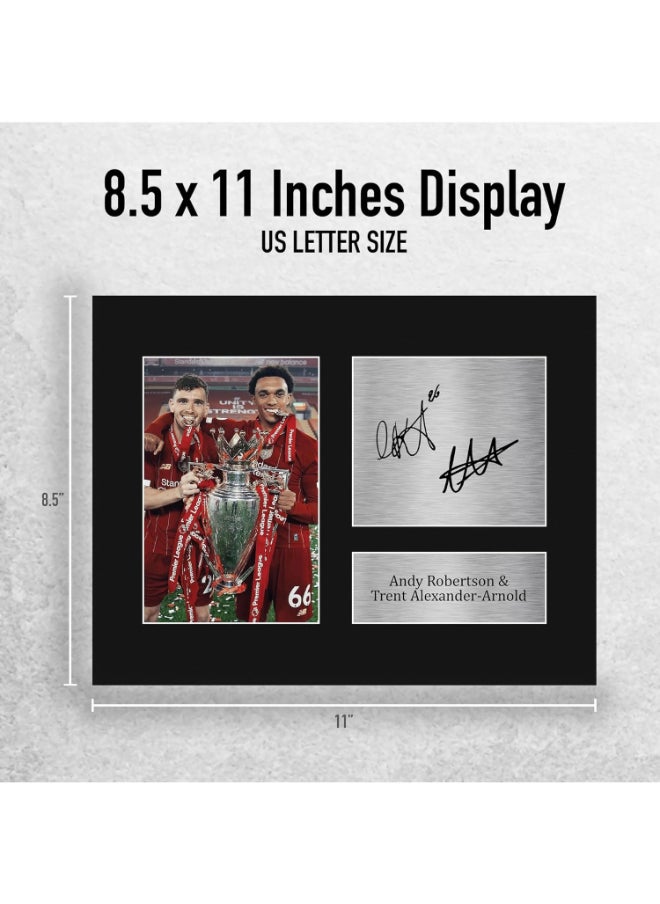 HWC Trading HWC Trading Trent Alexander-Arnold Andy Robertson Liverpool Gifts Printed Signed Autograph Picture for Football Fans and Supporters  - Image 2