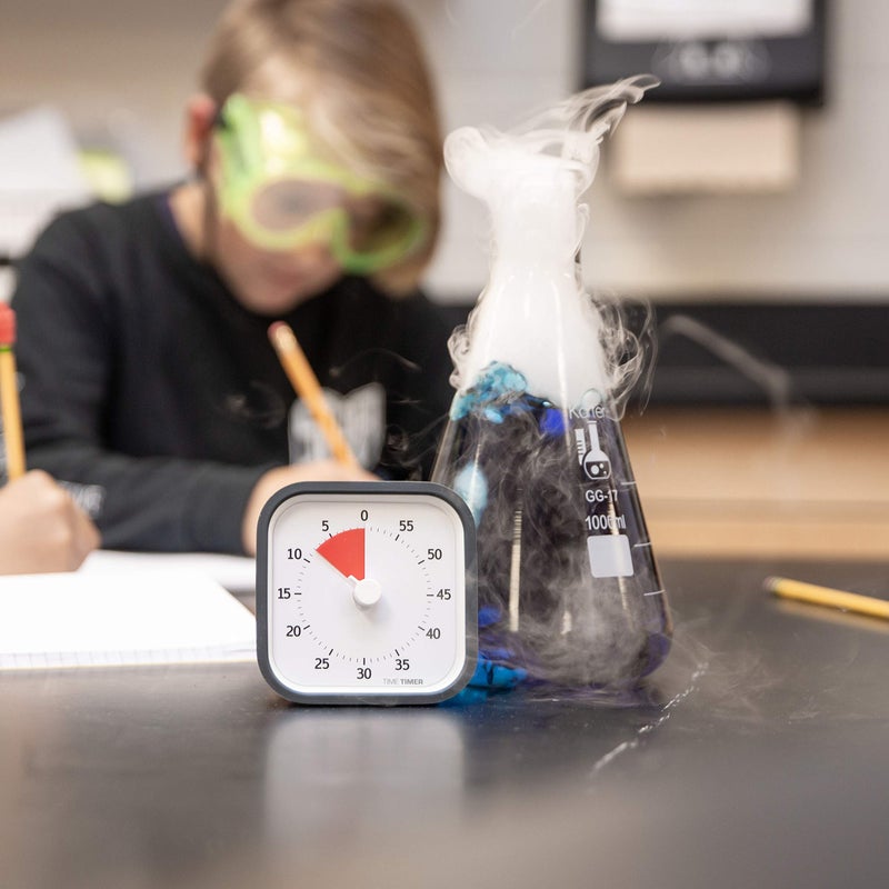 TIME TIMER MOD (Charcoal), A Visual Countdown 60 Minute Timer for Classrooms, Meetings, Kids and Adults Office and Homeschooling Tool with Silent Operation and Interchangeable Silicone Cover - Image 4