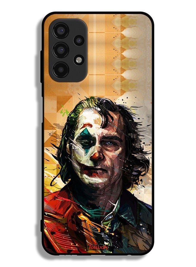 Tolwak Samsung Galaxy A13 4G Protective Case Cover Joker Paint Art - Image 1