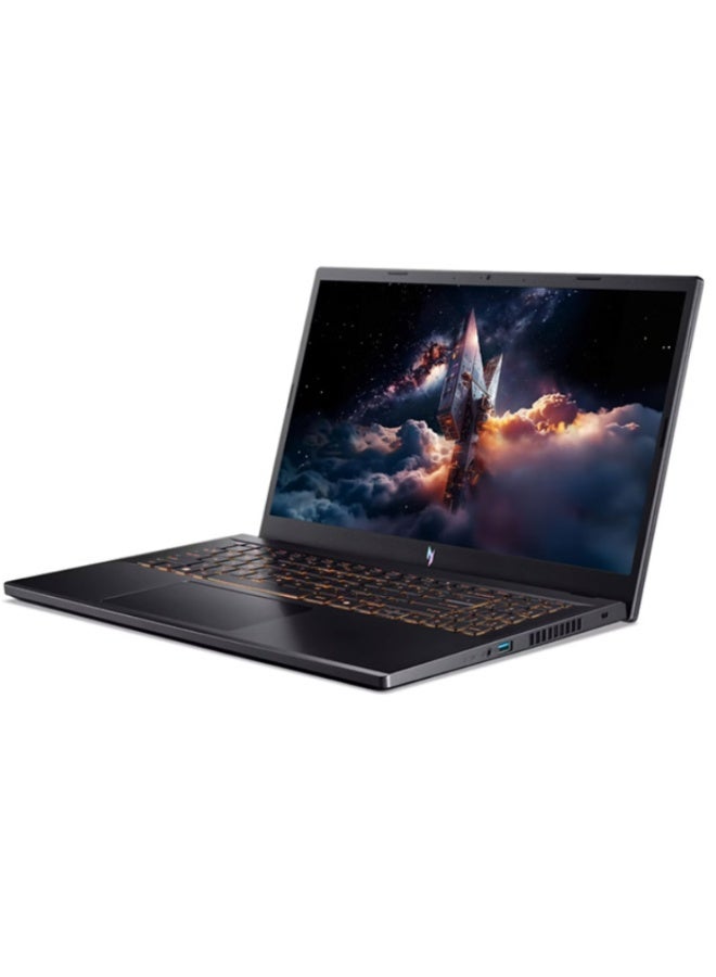 أيسر Nitro V15 Gaming Laptop With 15.6-inch Full HD (1920x1080) Display, Core 9-270H Processor/16GB RAM DDR5//512GB SSD/Windows 11 Pro/Nvidia Geforce RTX 5050 8GB/ English/Arabic black - Image 2