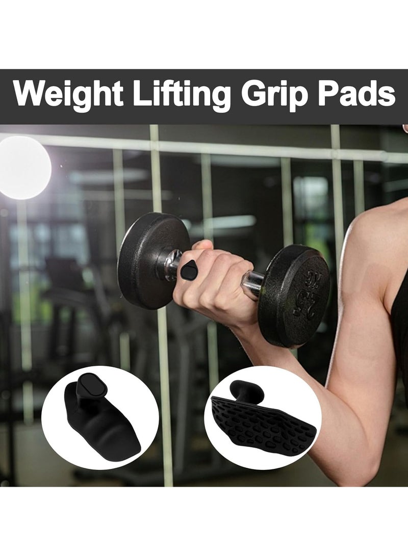 CMGTYYD Gym Hand Grips, Gym Weight Lifting Grips, Rubber Workout Gloves for Men and Women for Training and Exercise, Gyms Grip for Weight Lifting, Dumbbell, Deadlift, Bar Pad - Image 5