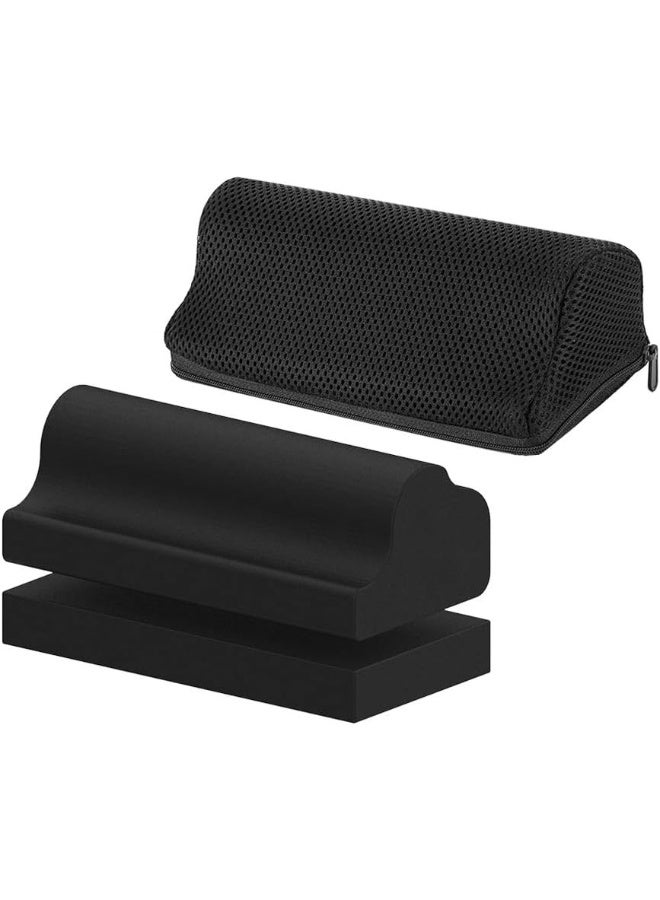 StrongTek Neck Stretcher Cervical Traction Device for Head, Shoulder, and Spine Alignment, Cushioned Chiropractic Pillow for TMJ Pain Relief, Stretching, and Physical Therapy - Image 1