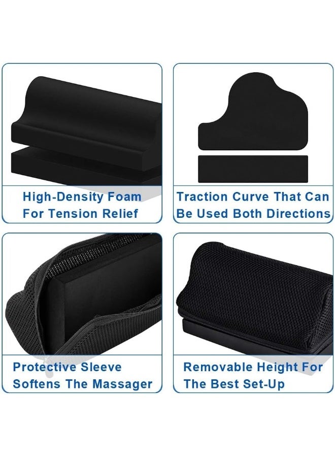 StrongTek Neck Stretcher Cervical Traction Device for Head, Shoulder, and Spine Alignment, Cushioned Chiropractic Pillow for TMJ Pain Relief, Stretching, and Physical Therapy - Image 3