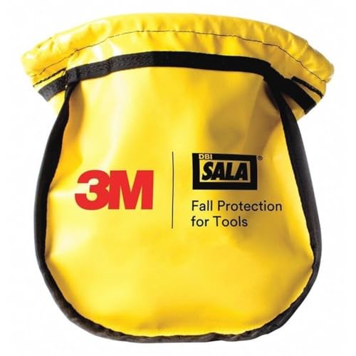 3M DBISALA Python1500122Small Parts Pouch Makes It Nearly Impossible For Objects To Fall OutNo OpeningClosing Necessary Vinyl Yellow - Image 1