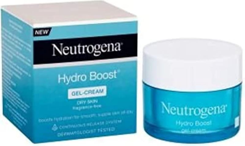 Neutrogena Hydro Boost - Viso per Pelle Secca Idratant Gel Cream, 50 ml