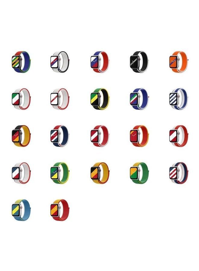 NIBEMINENT International Loopback Replacement Watchbands for Apple Watch Series 7/6/SE/5/4/3/2/1 38/40/41mm United States - Image 4