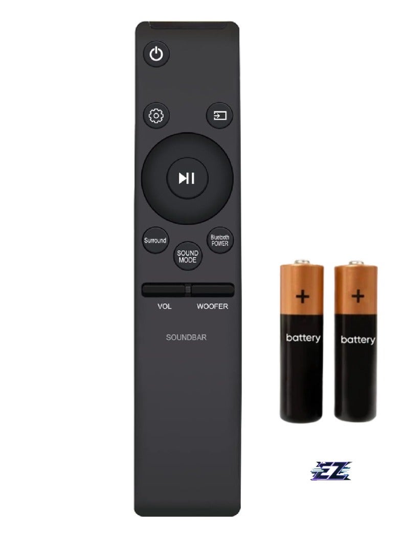 ELTRAZONE Replacement Samsung Soundbar Remote Control – Compatible with Samsung Home Theater Systems HW-M450, HW-M550, HW-M430, HW-M360, HW-M370, HW-MM55 – Includes Battery - Image 1