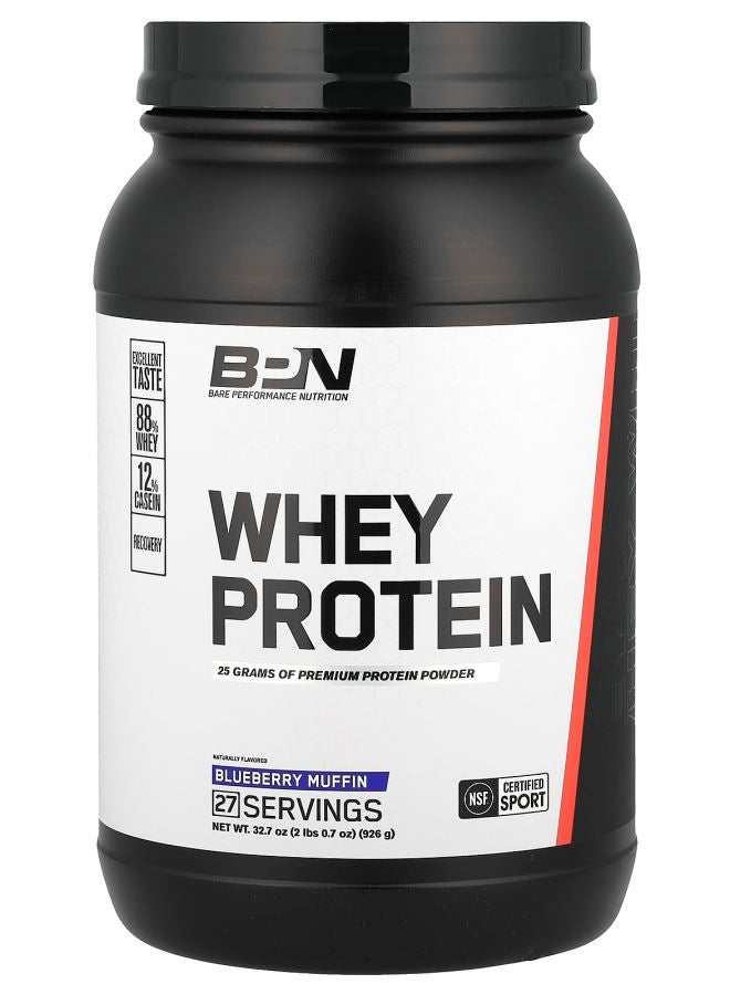BPN Whey Protein Powder Blueberry Muffin 2 lbs 0.7 oz (926 g) - Image 1