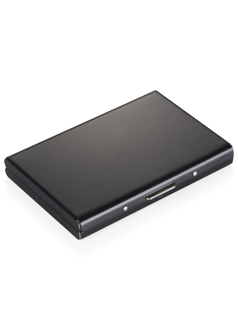 BreeJooy - Metal card holder , ultra thin stainless steel RFID blocking credit card wallet for men & women. - Image 1