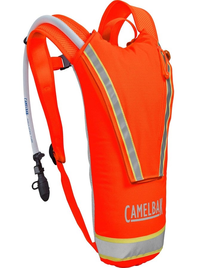 كاميلباك حقيبة ظهر CamelBak-Hi-Viz سعة 2.5 لتر، بمواصفات عسكرية، من إنتاج شركة Crux International، لون برتقالي - Image 1