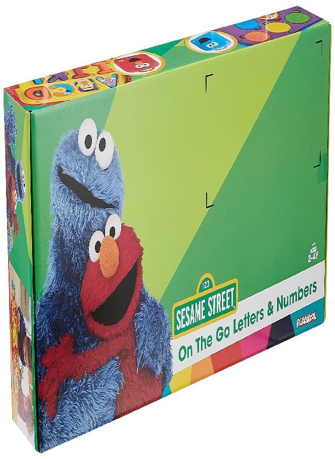 Sesame Street - Sesame Street On The Go Letters & Numbers with Elmo & Cookie Monster, 2 Take Along Cases, Learning Toy For Toddlers, Kids Ages 2 Years Old & Up - Image 1