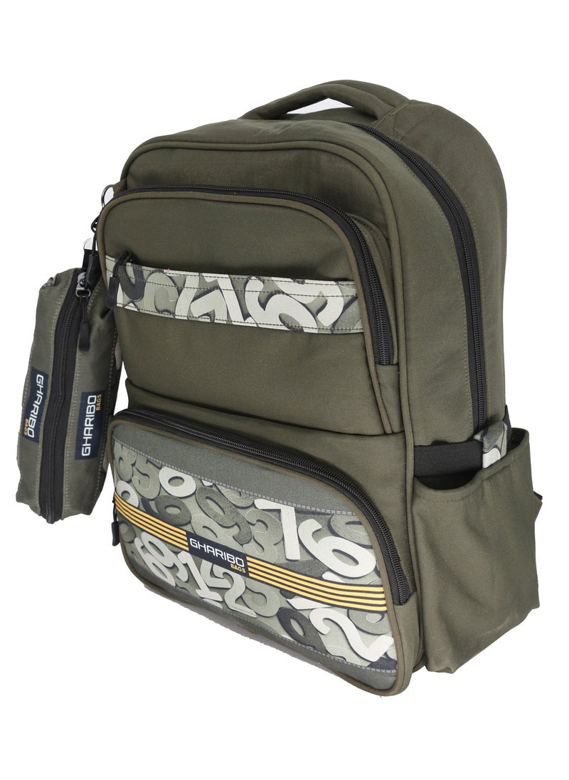 Gharibo Bags - School backpack model 15 numbers - Image 1